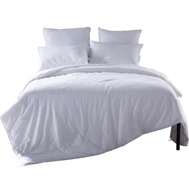 美帮汇蚕丝被春秋厚被子60支全棉单...